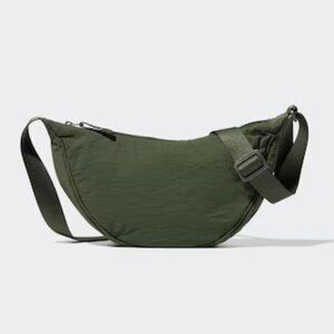 UNIQLO ROUND MINI SHOULDER BAG MESSENGER HIKING TRAVEL CASUAL COMPACT STORAGE